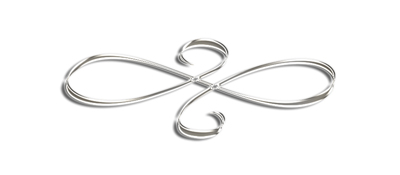 DNSEMP-L-601-SL-WT Silver Scroll White